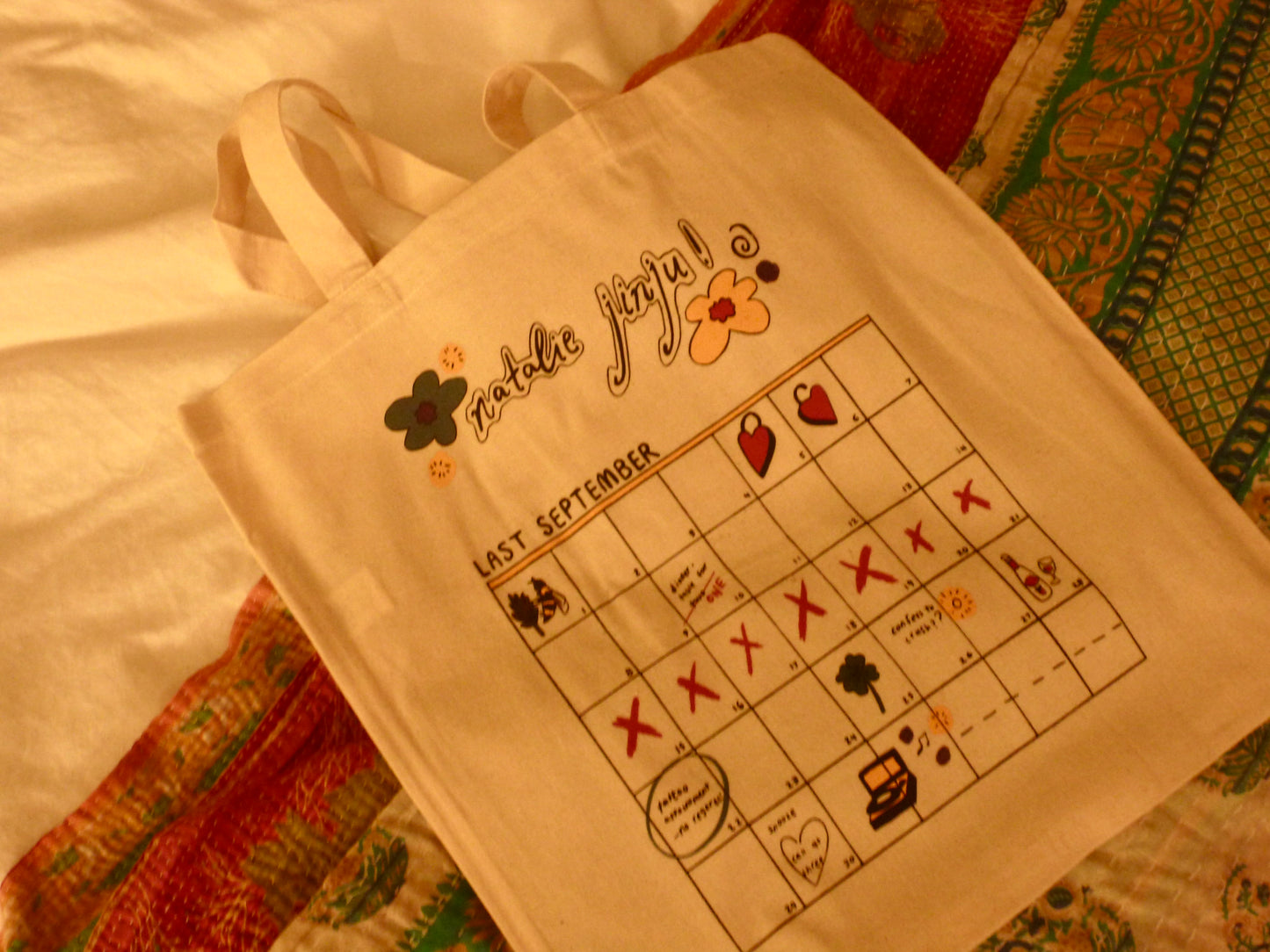 Isabella Tjandra Calendar Tote Bag